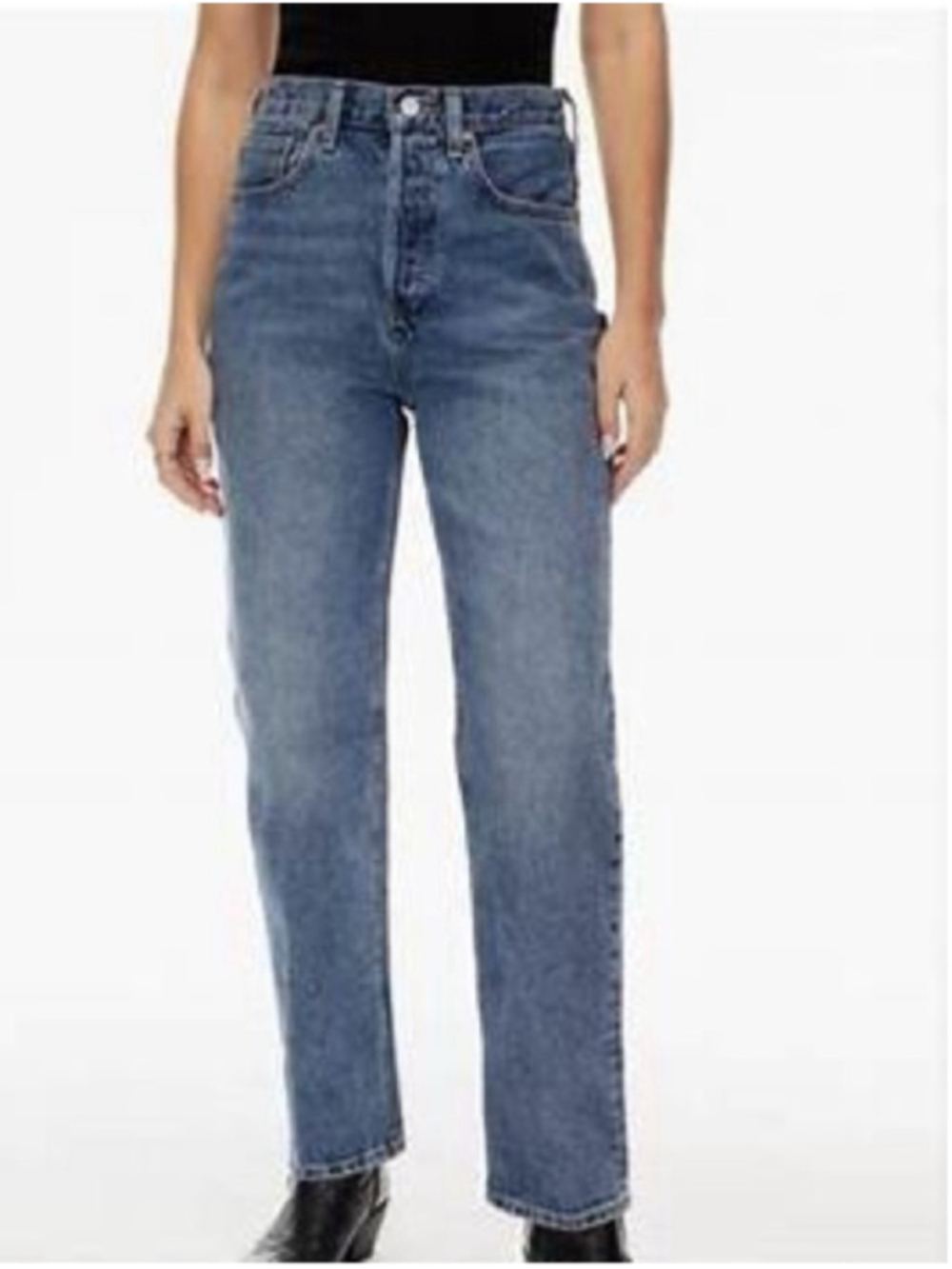 Aritzia Denim Forum Joni midrise loose 29L y2k classic minimalist sz 27